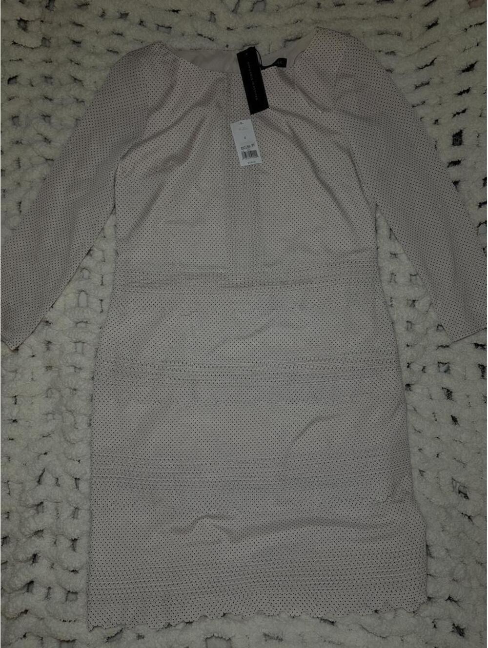 Banana Republic Women's off-white polka dot Dress